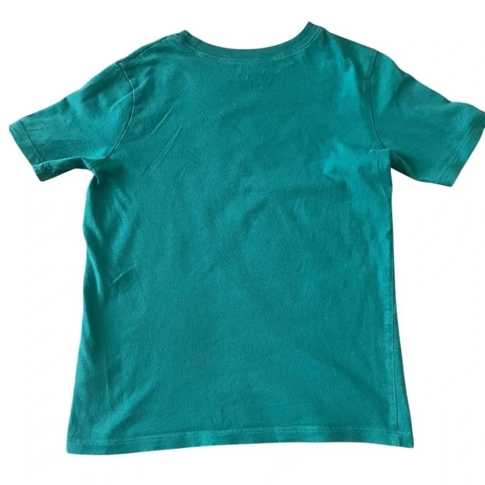 OshKosh Original casual play teal T-shirt Boys 8T graphic design 100% cotton